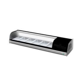 Vitrina Refrigerada Sobre  Mostrador Asber ACTC-55 Para 6 Insertos