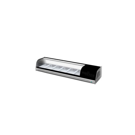Vitrina Refrigerada Sobre  Mostrador Asber ACTC-55 Para 6 Insertos