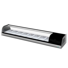 Vitrina Refrigerada Sobre  Mostrador Asber ACTC-69 Para 8 Insertos