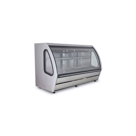 Vitrina Torrey DRD6-AI Acero Inoxidable Cristal Curvo