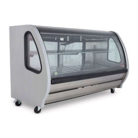 Vitrina Torrey TEM-200-AI Delicatessen Acero Inoxidable Cristal Curvo