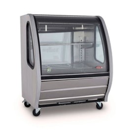Vitrina Torrey TEM-100-AI Delicatessen Acero Inoxidable Cristal Curvo