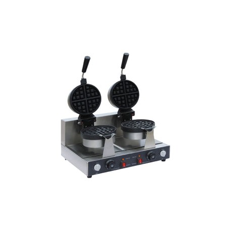 Waflera Doble Migsa UWBX-2 Tipo Belga Giratoria Eléctrica