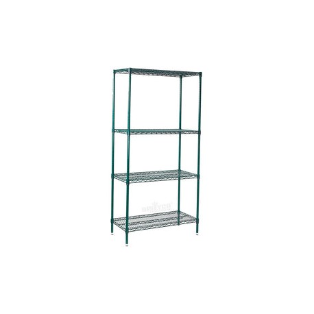 Anaquel Epoxico Asber ED 1836 - 4 Niveles -450x920x1820 mm