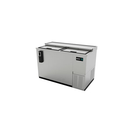 Botellero Refrigerado en Acero Inoxidable Asber ADBC-50-S-HC 2 Puertas Corredizas