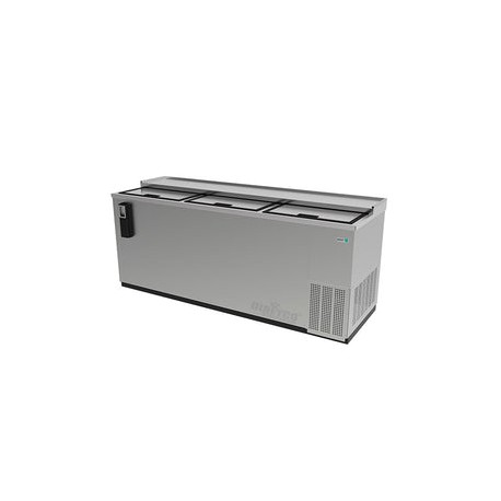 Botellero Refrigerado en Acero Inoxidable Asber ADBC-94-S-HC 3 Puertas Corredizas