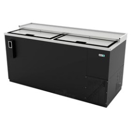 Botellero Refrigerado en Vinyl Negro Asber ADBC-65-HC 2 Puertas Corredizas