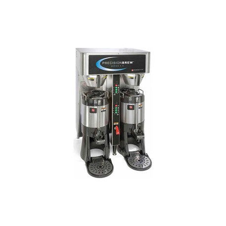 Cafetera Percoladora Digital Grindmaster PBIC-430-V2 Doble Para Shuttle Con Dos Termos Incluidos A 240V
