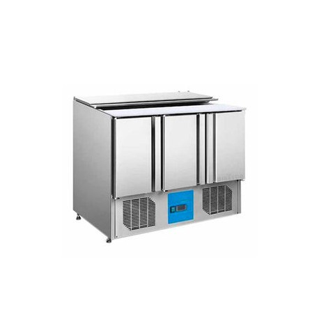 Barra Fría Migsa S903 Para Ensaladas Tres Puertas