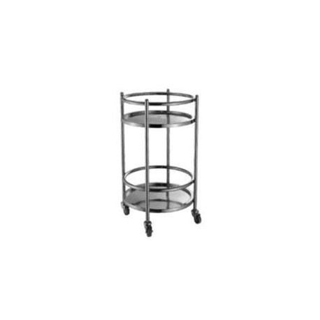 Mesa Circular Migsa QRC-2 Con Ruedas Para Apoyo De Bar