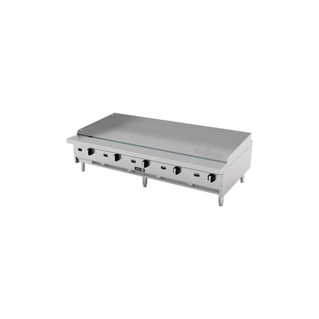 Plancha Asber AETG-60-H Termostatica a gas con placa 3/4"