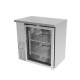 Refrigerador Contrabarra en Acero Inox Asber ABBC-23-SG-HC Puerta Cristal