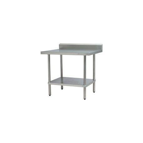 Mesa De Trabajo International Con Lambrin Y Entrepaño 1200 Modelo MEL12