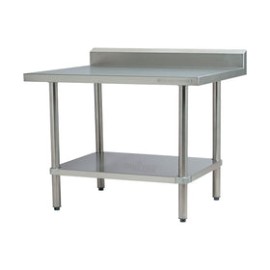 Mesa De Trabajo International Con Lambrin Y Entrepaño 1800 Modelo MEL18