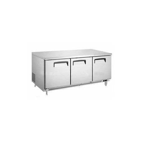 Mesa Fría Congelada Migsa UC-72F-1 De Trabajo Tres Puertas Solidas