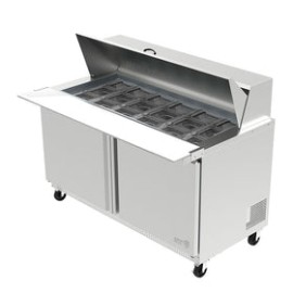 Mesa Refrigerada Asber APTM-48-18 Para PreParación De Ensaladas