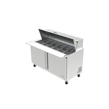 Mesa Refrigerada Asber APTM-48-18 Para PreParación De Ensaladas