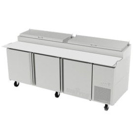 Mesa Refrigerada Asber APTP-93 Para PreParación De Pizzas