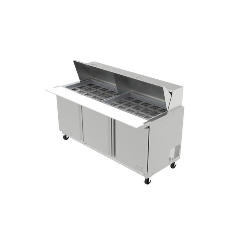 Mesa Refrigerada Asber APTM-72-30 Para PreParación De Ensaladas
