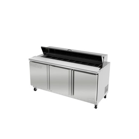 Mesa Refrigerada Asber APTS-72-18 Para PreParación De Ensaladas