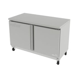 Mesa Refrigerada Bajo Mostrador Asber AUTR-48 Puertas Solidas