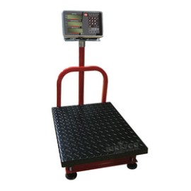 Bascula De Plataforma KM Mod. KM-200 LN Charola De Lamina Negra Para 200 Kilos