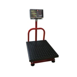 Bascula De Plataforma KM Mod. KM-300 LN Charola De Lamina Negra Para 300 Kilos