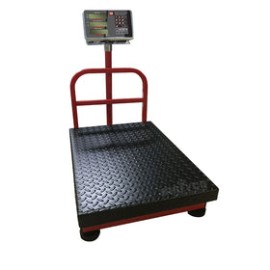 Bascula De Plataforma KM Mod. KM-500 LN Charola De Lamina Negra Para 500 Kilos