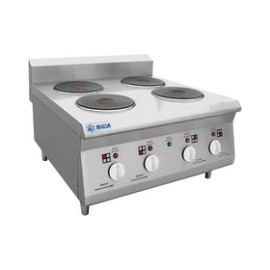 Parrilla Eléctrica Migsa BN600-E603 De Mesa Con 4 Platos Calientes