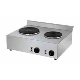 Parrilla Eléctrica Migsa HSC-2205 Comercial De Inducción De 2 Secciónes Con 2 Resistencias