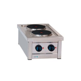 Parrilla Electrica Asber ERE-400T - 2 Placas Redondas 230V - Trifasica