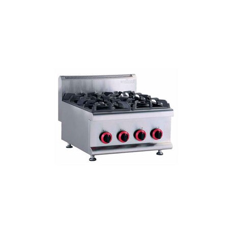 Parrilla Migsa HGR-605 Modular De 4 Quemadores A Gas