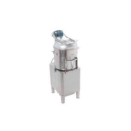 Peladora De Papas Migsa HLP-20 Para 20 Kg Con Base Y Trampa De Gabazo