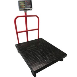Bascula De Plataforma KM Mod. KM-700 LN Charola De Lamina Negra Para 700 Kilos