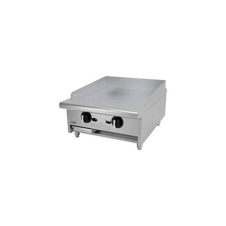 Plancha Asber AETG-24-H Termostatica a gas con placa 3/4"