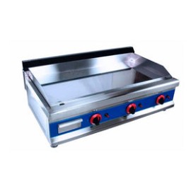 Plancha Migsa GT-900 Grill Lisa De 2 Quemadores A Gas De 95 cm De Largo