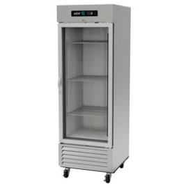Refrigerador Asber ARR-23-G-H Puerta De Cristal Acero Inoxidable