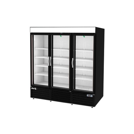 Refrigerador Asber ARMD-72 Triple Puerta De Cristal Merchandiser Line
