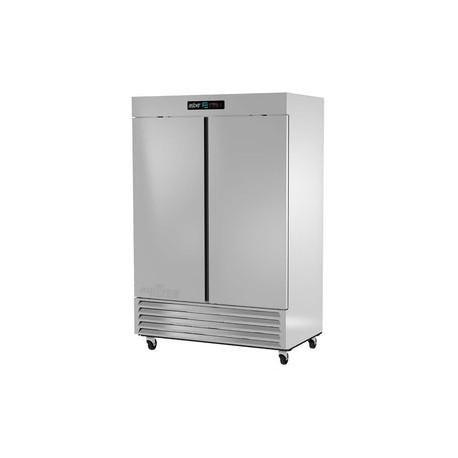 Refrigerador Asber ARR-49-H Puerta Doble Solida Acero Inoxidable