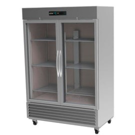 Refrigerador Asber ARR-49-G-H Puertas de Cristal Acero Inoxidable