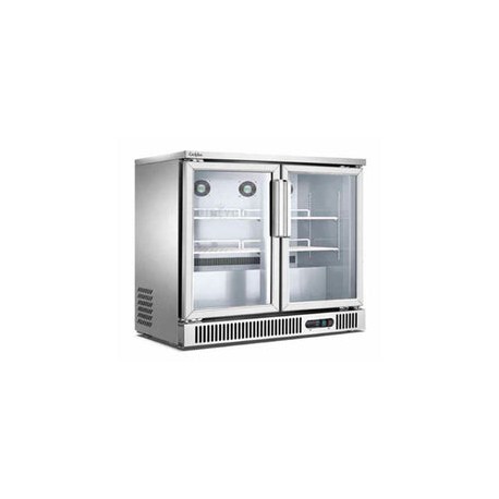 Refrigerador Back Bar Migsa SG-250 Dos Puertas De Cristal