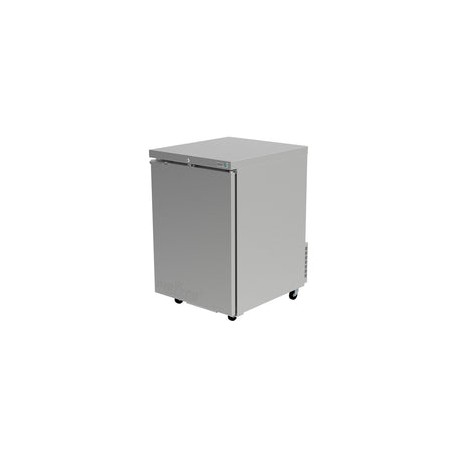 Refrigerador Contrabarra en Acero Inox Asber ABBC-23-S-HC Puerta Solida