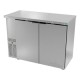Refrigerador Contrabarra en Acero Inox Asber ABBC-24-48-S-HC Slim Line Puertas Solidas