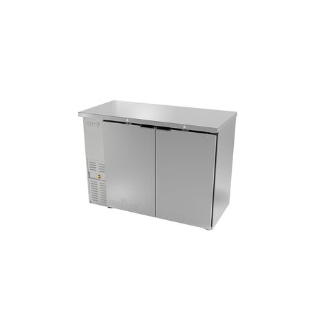 Refrigerador Contrabarra en Acero Inox Asber ABBC-58-S-HC Puertas Solidas