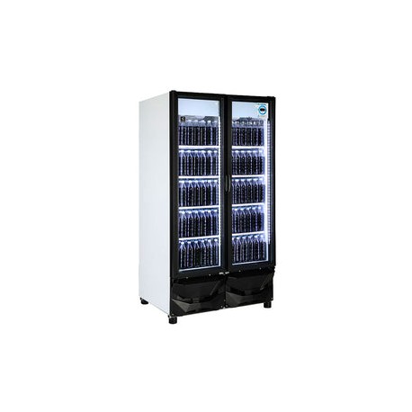 Refrigerador Criotec CFX-37 2P Doble Puerta De Cristal