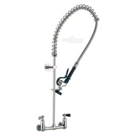 Llave de Prelavado Asber 98002-1 -Colocacion a Lambrin -Perf. Doble y Mezcladora