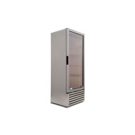 Refrigerador Imbera G319 Acero Inoxidable Puerta De Cristal