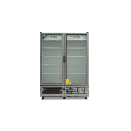 Refrigerador Imbera G342 Doble Puerta De Cristal