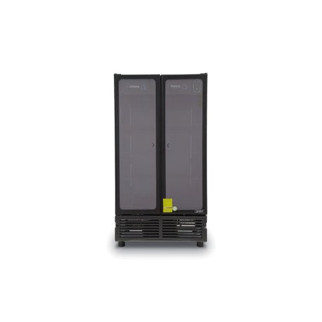 Refrigerador Imbera VR-26 Cobalt Doble Puerta De Cristal