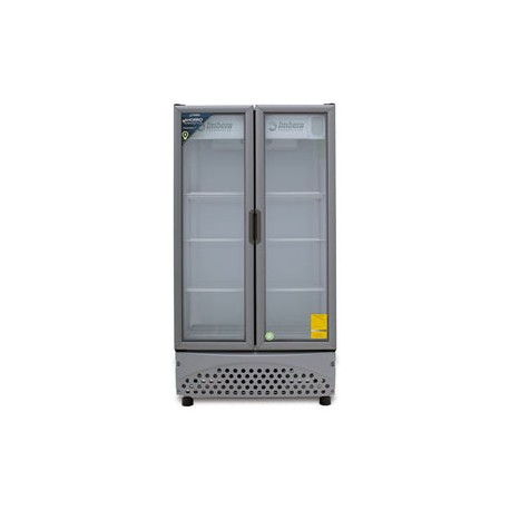 Refrigerador Imbera VR-26 Doble Puerta De Cristal